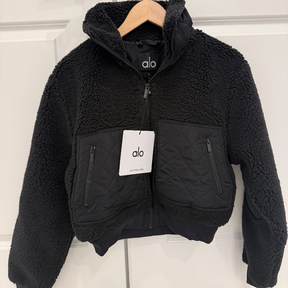Alo Sherpa Edge Bomber Black XS